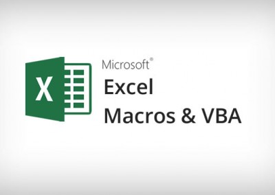 Microsoft Excel Macros & VBA Training Course